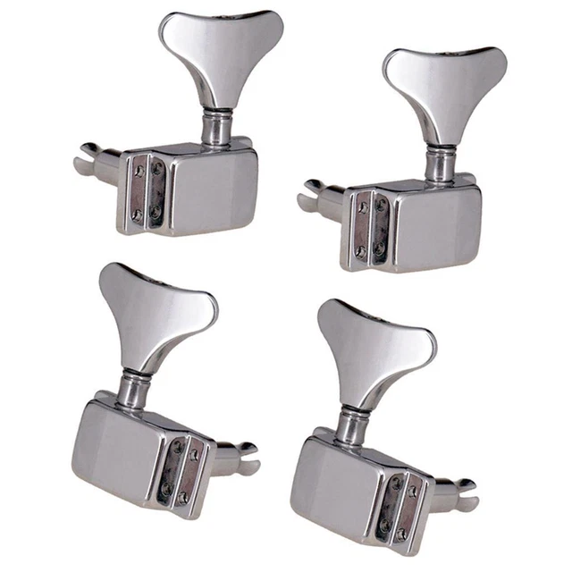 Accordeurs de basses Silver 2L2R Tuning Pegs pour parties basses de guitare