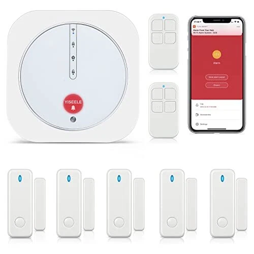 Security System, Door Alarm System with WiFi, Alarm Security wit...