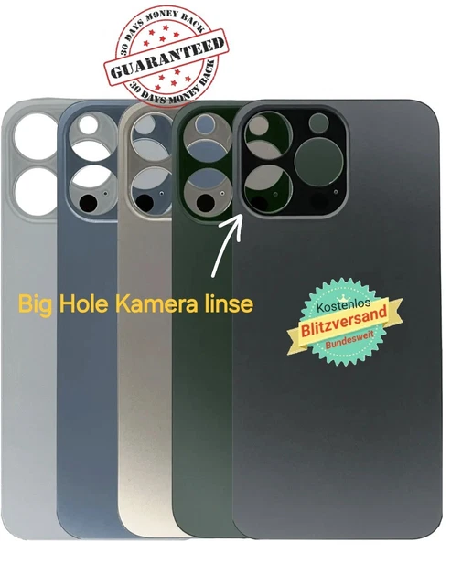 Iphone 13 Pro Kamera Glas Tauschen OEM IPHONE 13 Pro/Pro Max Große Kamera Loch Backcover Glas Akkudeckel