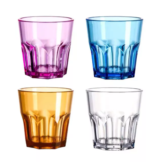 4 un. taza octogonal vasos beber vasos de cóctel copa de vino
