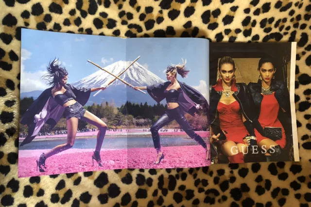 GUESS print ad CHEN MAN fold-out Megan Williams / Karmay Ngaia - 2014