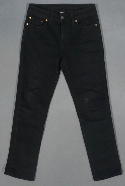 VG01407 **AMERICAN EAGLE** STRAIGHT LEG, SLIM JEANS 29X30 (msr 29"x29.5") BLACK