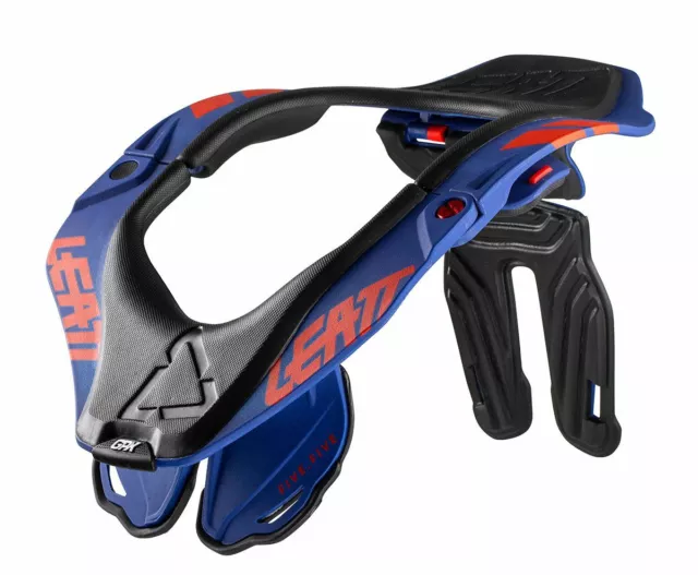 Leatt Gpx 5.5 Neck Brace Royal Blue Motocross Mx Adult Enduro Bmx Off Road New