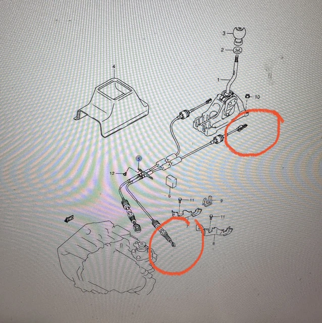 2X BOTH NEEDED SUZUKI SWIFT GEAR LINKAGE BUSHING * GEARBOX * REPAIR KIT