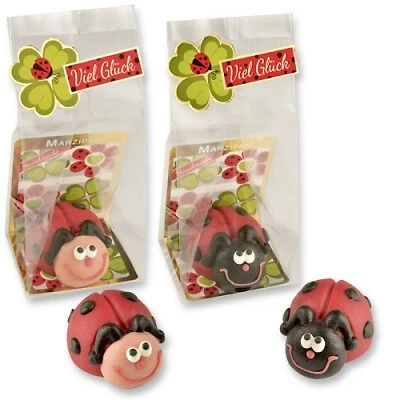 Coccinella marzapane 2 pezzi da 26 g ciascuno (100 g = 15,00 €)