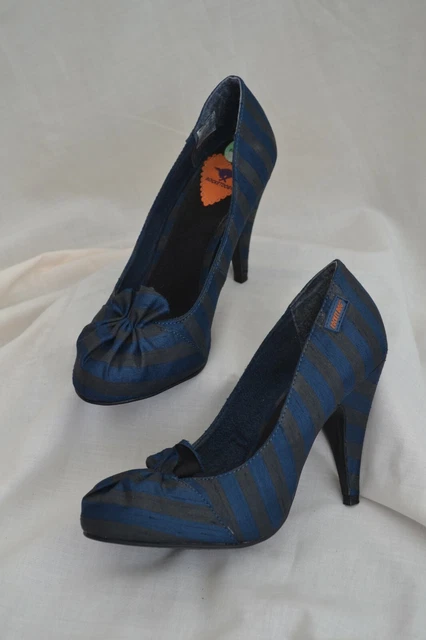 Chaussures à talons bleus/noir Rocket Dog - Taille 4 (37) 3