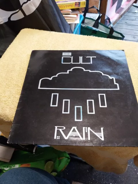 The Cult – Rain 12 " Single Ex + 1985 UK Beggars Banquet - Watch Matrix