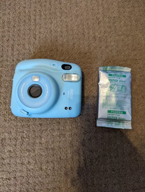 Fujifilm Instax Mini 11 Instant Camera - Blue With A Film 10 pack