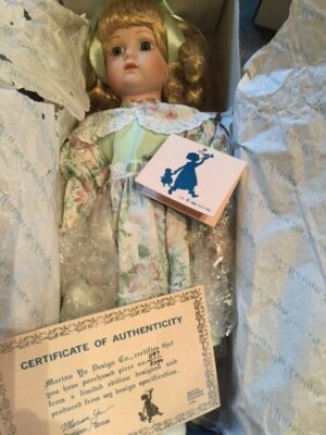 Marian Yu Porcelain Doll - Limited Edition: Numbered 1197/3250 - Coa