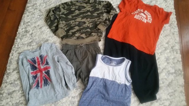 Pacchetto abbigliamento ragazzo 6 - 7 anni Next Denim&Co Matalan Primark School Life 6 articoli