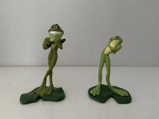 Disney Store Princess & The Frog Tiana & Prince Naveen Cake Toppers/Toy Figures