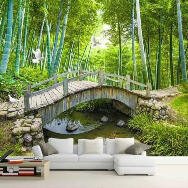 Papier Peint 3D Paysage Japon Nature  Revetement Mural Haute Qualite 4 Finitions