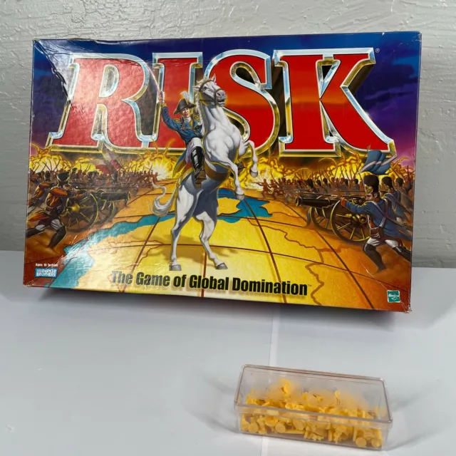 RISK Board Game of Global Domination Parker Brothers Strategy Parts Army Yellow