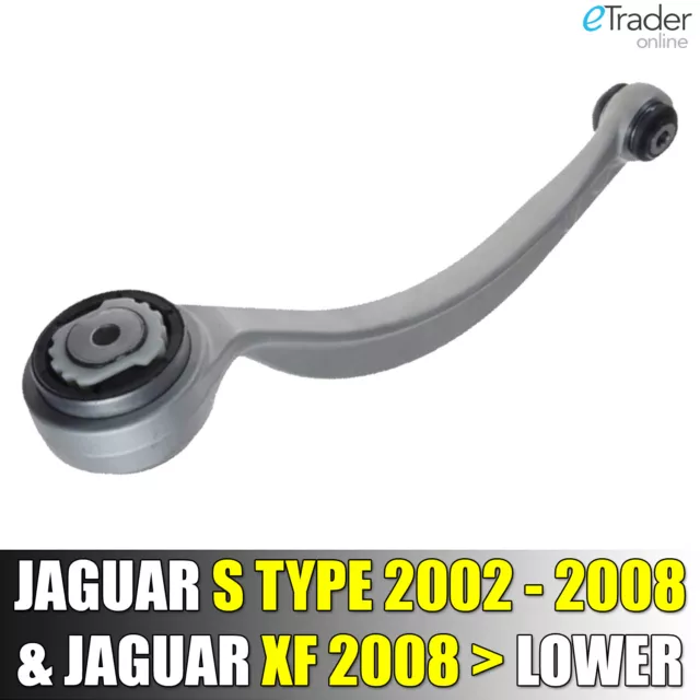 For Jaguar S Type Xj Xf Front Suspension Lower Wishbone Track Control Arm Curved