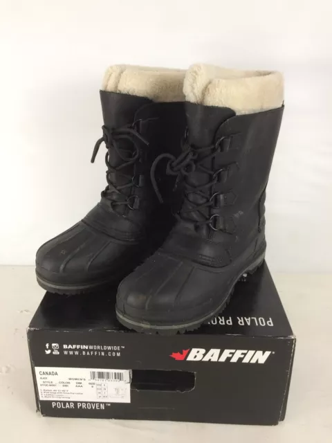 Baffin Canada Women's Winter Boots, Black, W9