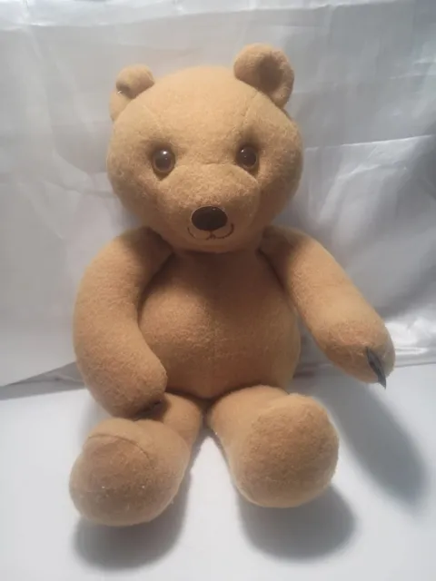 Vintage Fisher Price Mama  Brown Teddy Bear 1981 Stuffed Animal Plush Toy 15" Co