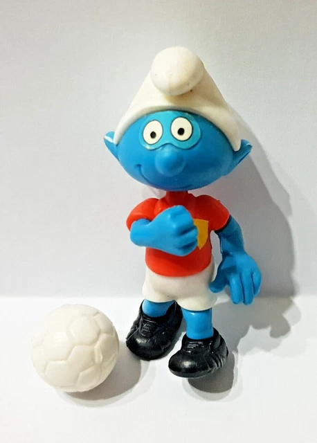 U-Ei Componibili Kinder Egg Steckiguren Vintage Puffi Smurfs Calciatore 2