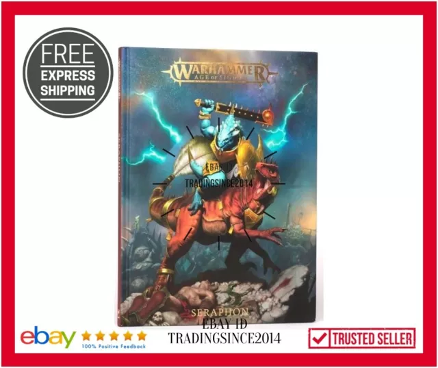 Warhammer Battletome: Seraphon Limited Edition (500) Individually Numbered 🔥 A