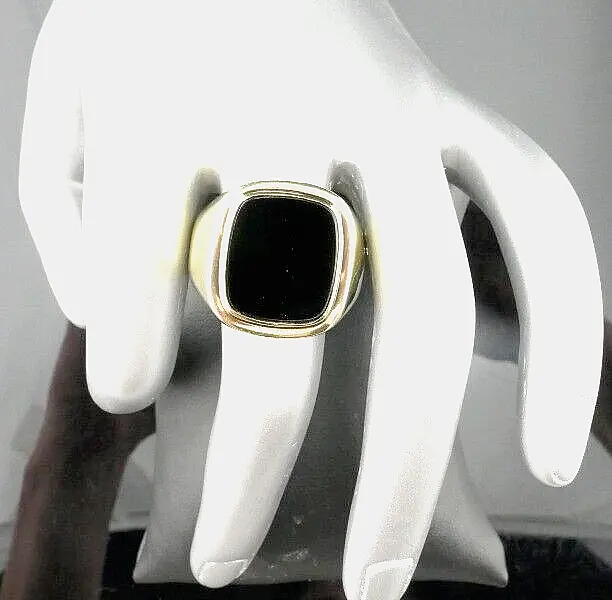 Wundervoller Gold-Ring 333 8K Gelbgold mit ONYX -Edler Klassischer SIEGEL-Ring!*