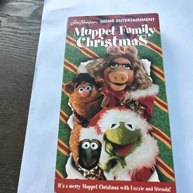 A MUPPET FAMILY Christmas (VHS Tape, 1998) Jim Henson Home ...