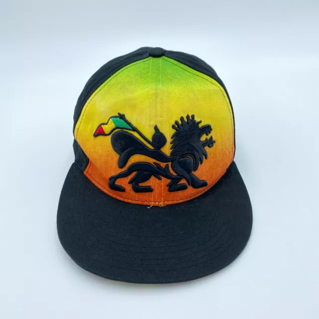 Lion of Judah Embroidery Baseball Cap Hat Adjustable Black Red Yellow Green