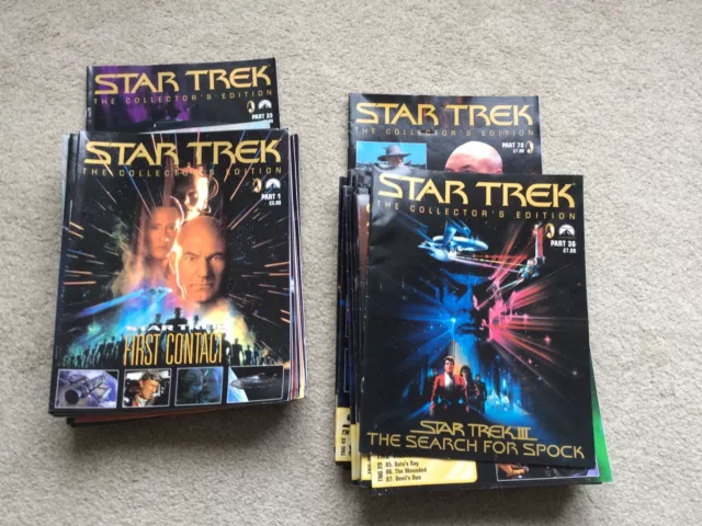 2006 Star Trek The Collectors Edition The Next Generation Complete Magazine 1-70