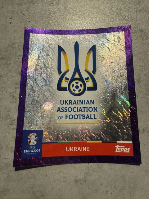 Sticker Topps Euro 2024 Variant Parallel Viola Purple Lila Sticker Topps Euro 2024 Variant Parallel Viola Purple Lila