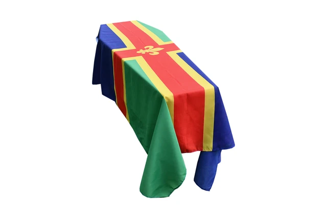 Drappo da bara bandiera contea del Lincolnshire - spedizione rapida