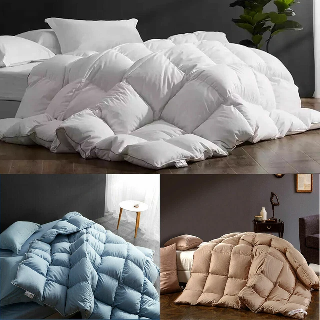 Heavy Winter Comforter Down Alternative Over Sized King 1000 TC Egyptian Cotton