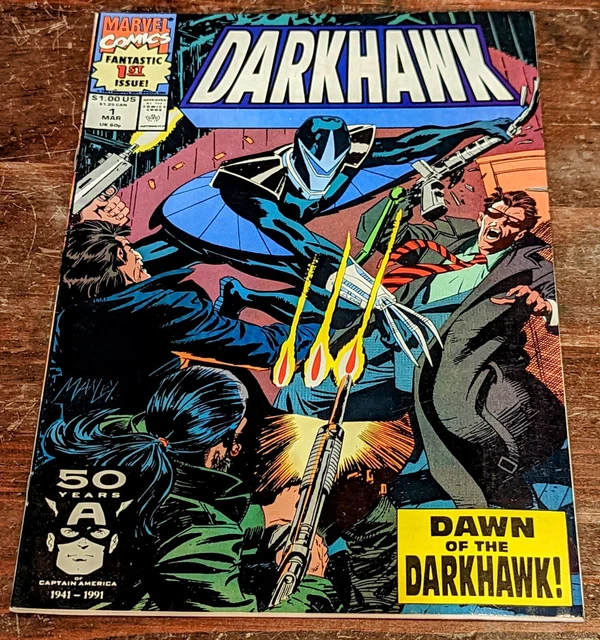 DARKHAWK 1 KEY 1st Appearance Marvel Comics 1991 Guardians of the Galaxy?