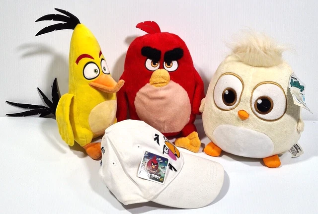 ANGRY BIRDS BUNDLE lot 30cm RED YELLOW BIRD Hatchling new