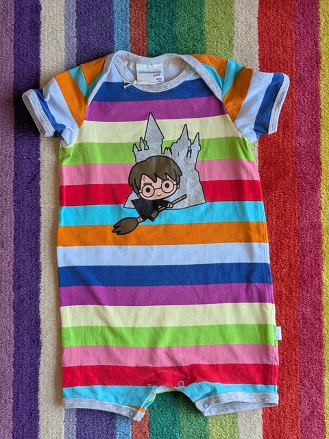 PETER ALEXANDER HARRY Potter Rainbow Baby Romper 18-24m Scandi