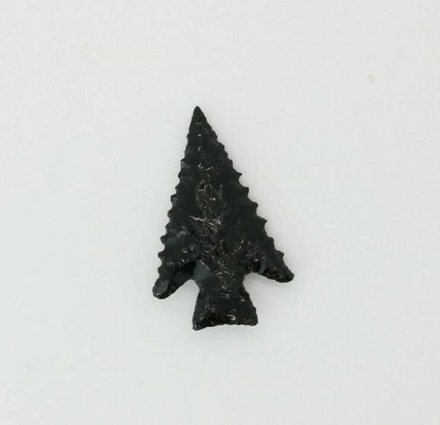 TED ORCUTT NORTHWEST COAST OBSIDIAN FLINT EXOTIC POINT - RARE - CIRCA 1900's