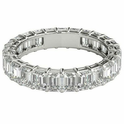 Beau 2.50 CT Diamant Femme Mariage Alliance 950 Platine Taille 5 6.5 7 