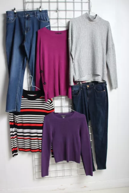 6 x Womens Clothing Job Bundle - Size 12 - M&S Peacocks Etc - (D27)