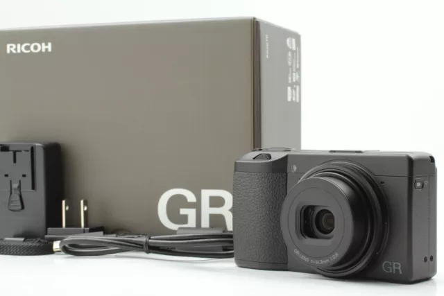 369 Shot! [Top MINT in Box] Ricoh GR III 24.2MP APS-C Compact Digital Black JPN