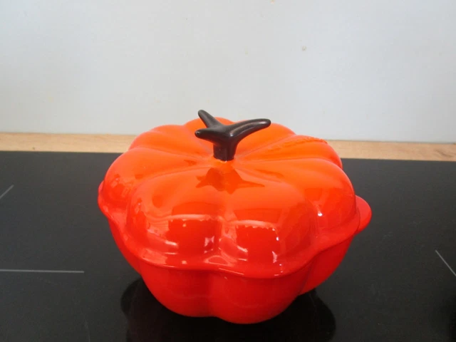 5) Le Creuset mini cocotte Poivron jaune céramique émaillée (12