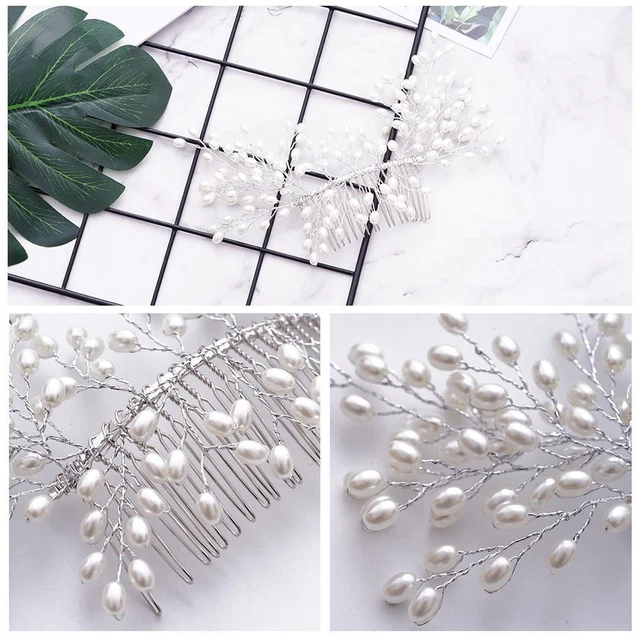 Women Tiara Bridal Hair Comb Wedding Headwear Jewelry Accessories Hair K5G5