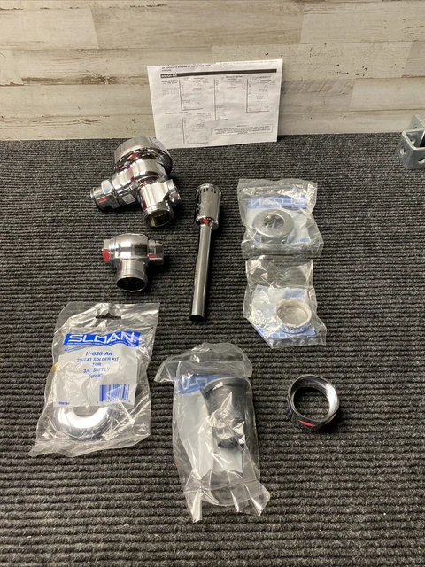 *Missing Parts* Sloan Valve Company REGAL 186-1 Urinal Flush Valve Open Box