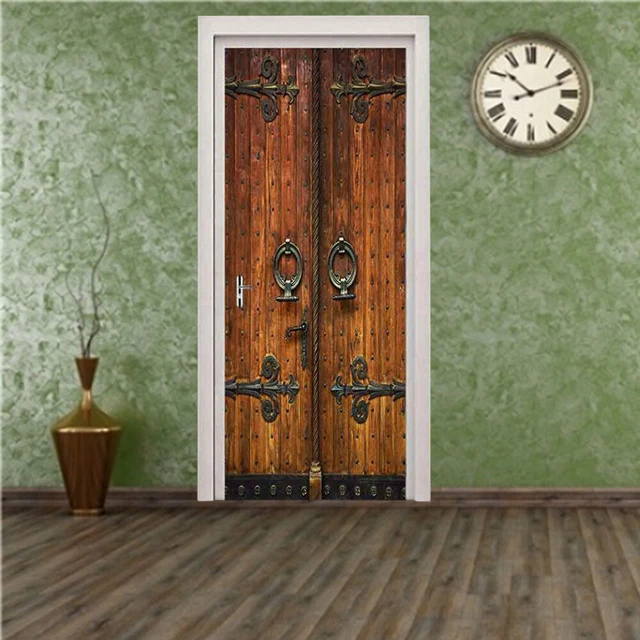 Adesivi 3D Per Porte Blindate E Banconi Bar - Decorazione Fai Da Te In PVC, Facili Da Applicare E Rimuovere