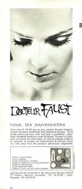 1971 Advertising 0623 Cosmetic Creams Doctor Faust