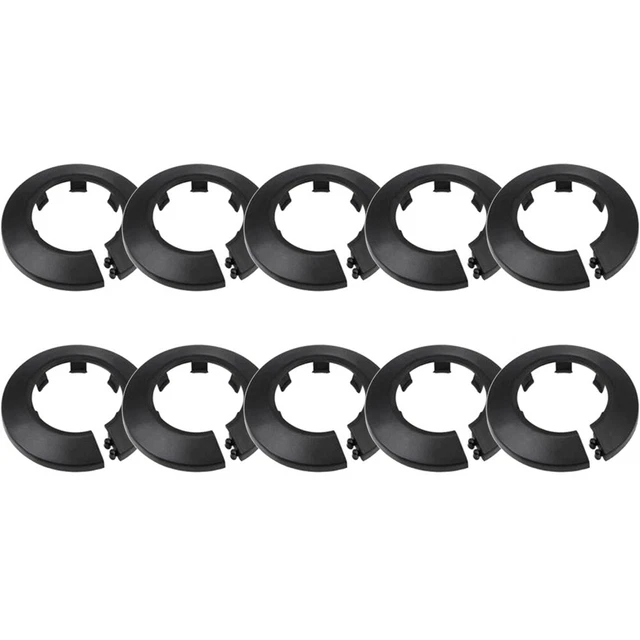 Copritubo Radiatori FACULX - 2 Pezzi 15mm X 200mm + 2 Collari, Nero - Foto 7