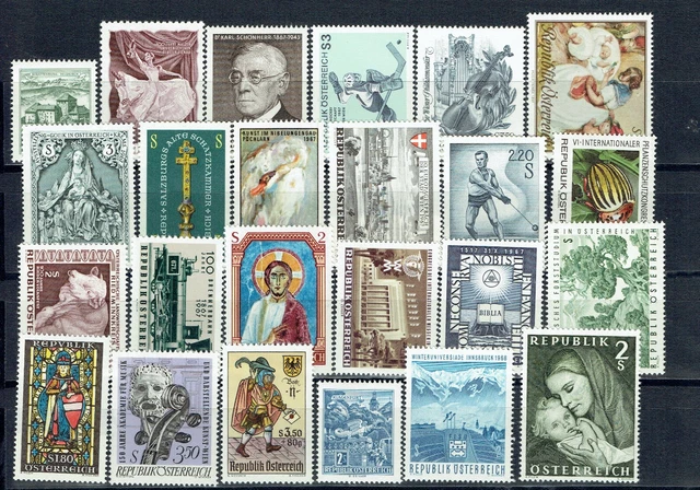 Österreich Doubletten Postfrisch aus den Jahren 1967 -1968  (A1021)
