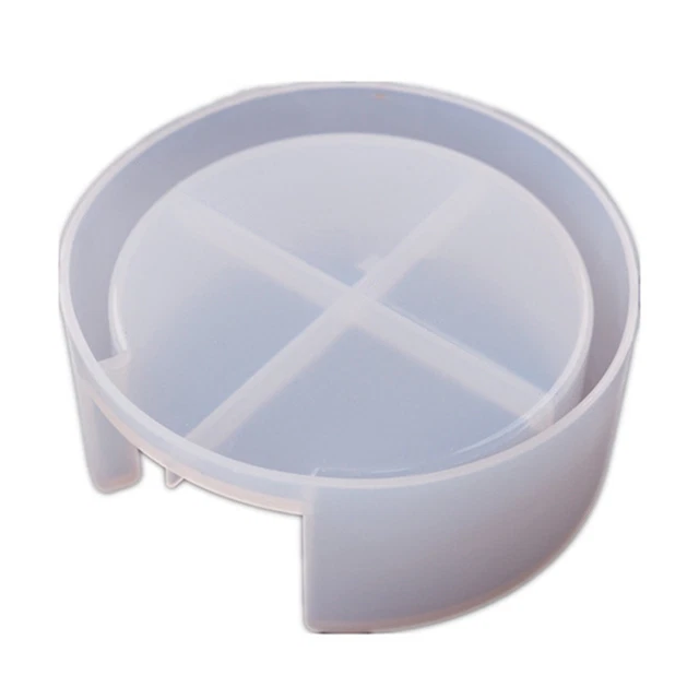 Posavasos de silicona estera molde círculo práctico posavasos molde resina