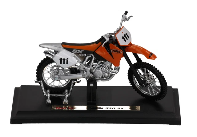 Modèle de Moto Modèle Vélo KTM SX 520 Maßstab 1:18