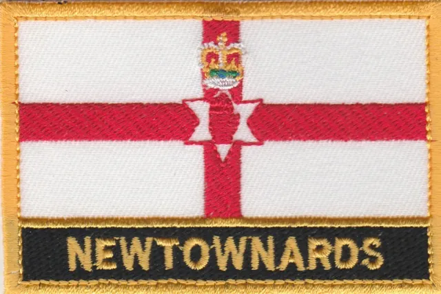 Newtownards Northern Ireland Town & City Embroidered Sew on Patch Badge