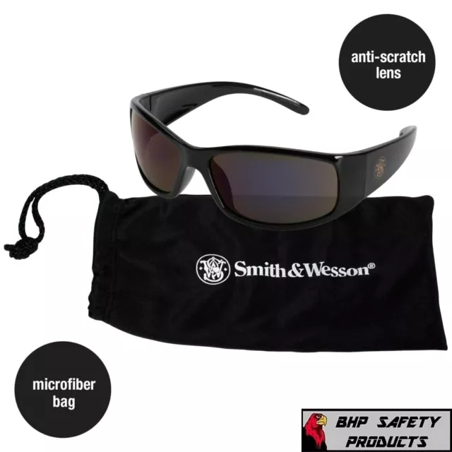 Smith & Wesson Elite Safety Glasses with Microfiber Carry Bag / Cleaning Cloth