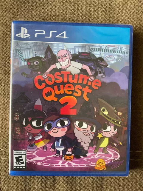 BRAND NEW Costume Quest 2 Limited Run Game #309 SEALED (Playstation 4, PS4)