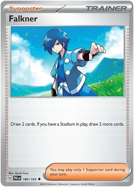 Falkner (180/193) (Reverse Holo) Paldea Evolved - Pokemon TCG [Near Mint]