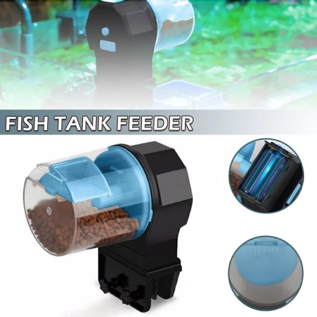 Smart Automatisch Fisch Feeder Aquarium Futterautomat Aquarium Futterspende L4W7